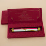 SC-Luxury Scroll Wedding Invitation 6047P