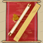 SC-Prestige Scroll Wedding Card 6057