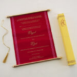 SC-Prestige Scroll Wedding Card 6057