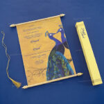 SC-Majestic Scroll Wedding Invitation 6059