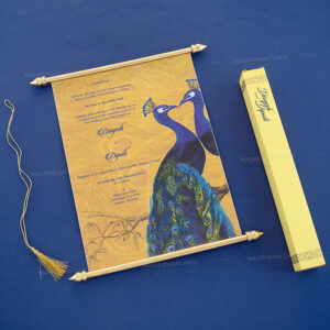 Majestic Scroll Wedding Invitation 6059
