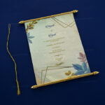 SC-Impressive Designer Scroll Invitation 6066