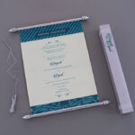 SC-Exquisite Scroll Wedding Invite 6071