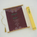SC-Radiant Scroll Wedding Card 6072