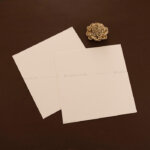 Debossed Floral Wedding Invitation 23043
