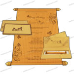 SC-Unique Scroll Wedding Card 6044G