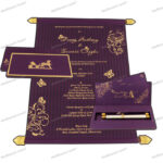 SC-Charming Scroll Wedding Invitation 6044V