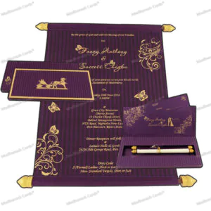Charming Scroll Wedding Invitation 6044V