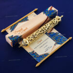 Peacock Scroll Invitation SC-6020