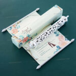 Designer Floral Scroll Invitation SC-6021