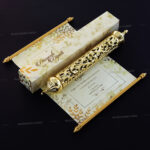 Leafy Scroll Invitation SC-6023