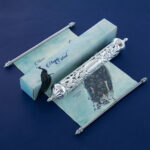 Peacock Silver Scroll Invite SC-6029