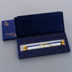SC-Majestic Metallic Scroll Wedding Invite 6043B