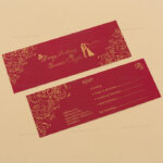SC-Premium Box Wedding Scroll Card 6044P