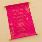 SC-Premium Box Wedding Scroll Card 6044P