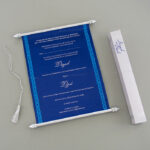 SC-Royal Wedding Scroll Invitation 6051