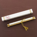 SC-Gorgeous Fabric Scroll Wedding Invite 6054