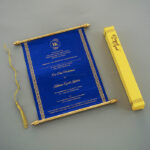 SC-Magnificent Wedding Scroll Card 6058