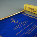 SC-Magnificent Wedding Scroll Card 6058