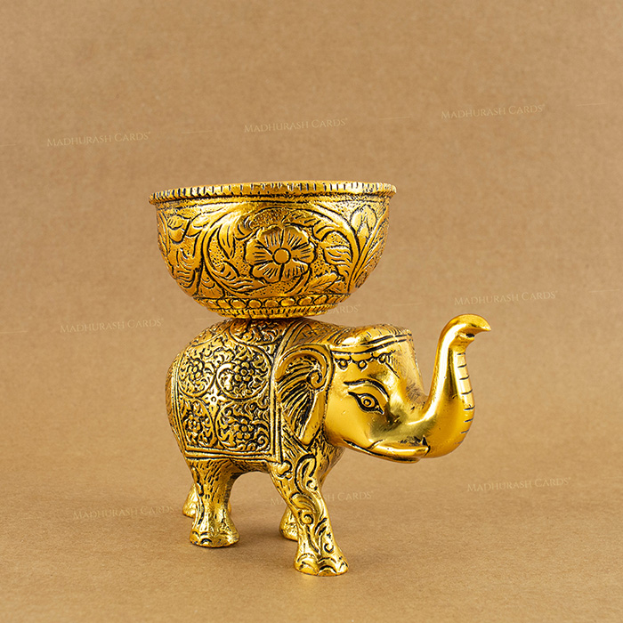 Impressive Antique Elephant Statue