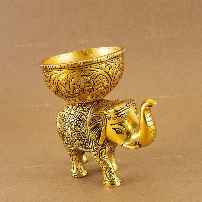 RG-MBH- Impressive Antique Elephant Statue