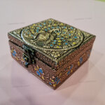 PBJ-Exquisite Peacock Oxidised Jewellery Box MDM-244