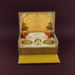LWC-Luxury Suede Box Wedding Card 2313