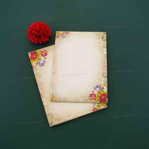 Floral Single Invitation 23504