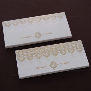 Lavish Box Scroll Wedding Invite 6046W