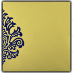 MWC-Chic Octagon Lotus Invitation 9081BG