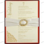 CZC-Impressive Velvet Hardbound Invite 9706R