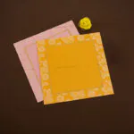 Beautiful Floral Wedding Invite 6539