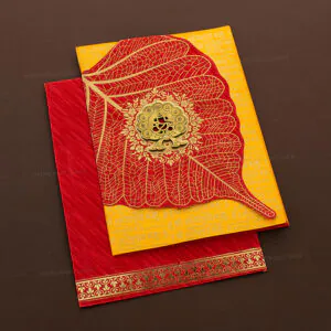 Artistic Ganesha Wedding Invite 20145