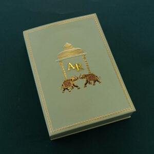 Sophisticated Wedding Box Invite 2747