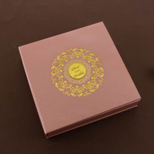 Alluring Hardbound Wedding Box Invite 2756