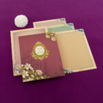 MAC-546 Regal Floral Wedding Invite