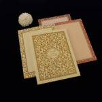 FMC-MAC-503 Trendy Floral Wedding Invitation
