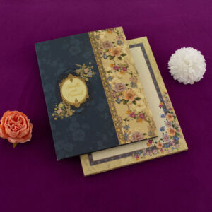 FMC-MAC-505 Exquisite Floral Wedding Card