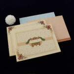 FMC-MAC-514 Aesthetic Peacock Wedding Invite