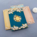 FMC-MAC-537 Dazzling Floral Wedding Invite