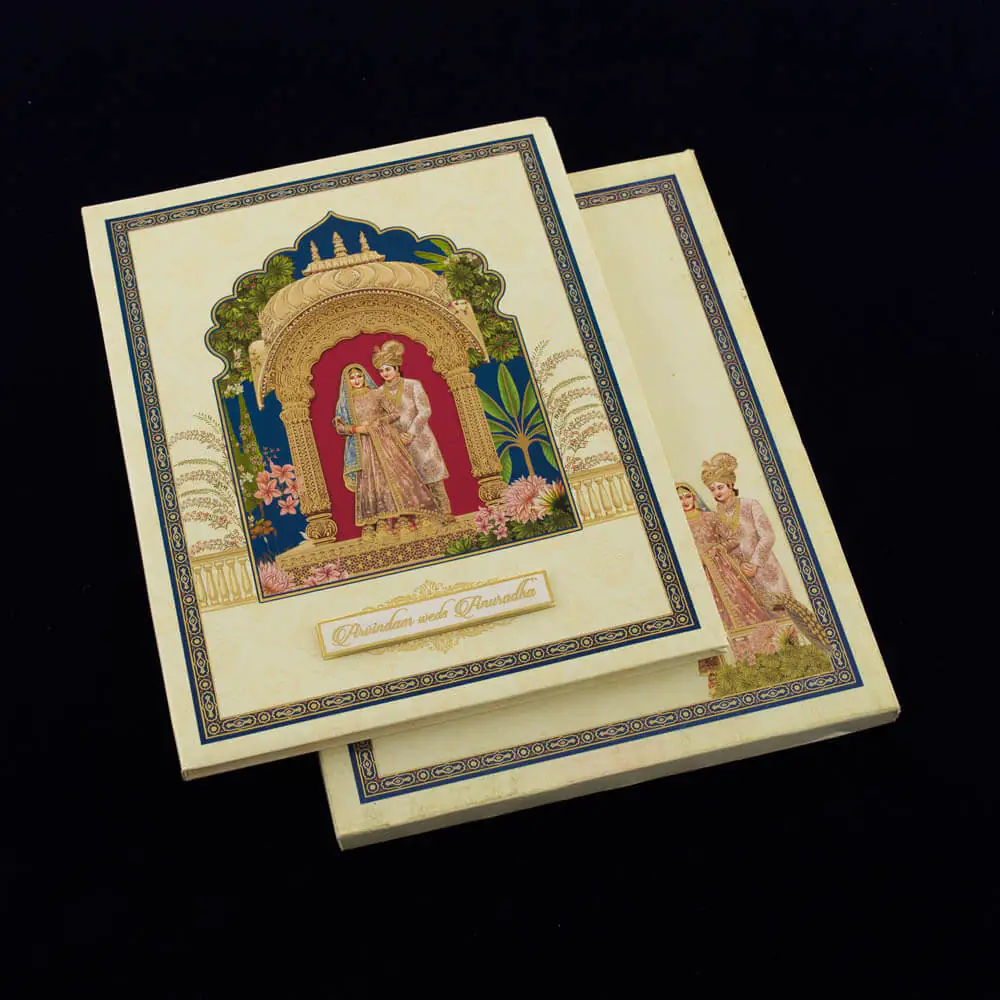 549 Royal Hindu Wedding Invitation