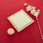 MAC-557 Artistic Floral Wedding Invite