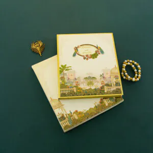 FMC-MAC-575 Luxurious Floral Wedding Card