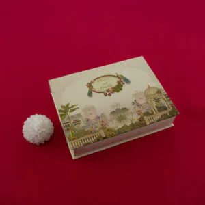 FMC-Beautifully Designed Box Wedding Card MAC-590