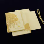 FMC-Unique Floral Wedding Invite MAC-602
