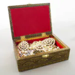 PBJ-Divine Oxidised Radha Krishna Jewellery Box MOH-2098G