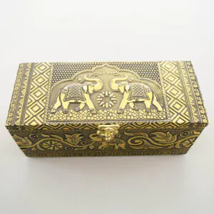 DG-Elegant Embossed Oxidised Dry Fruit Box MOH-2191