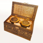 Luxury Dual Jar Elephant Meva Gift Box MOH-5026G
