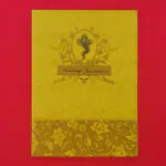 Floral Shimmer Wedding Card 20136