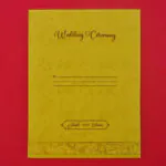 Floral Shimmer Wedding Card 20136
